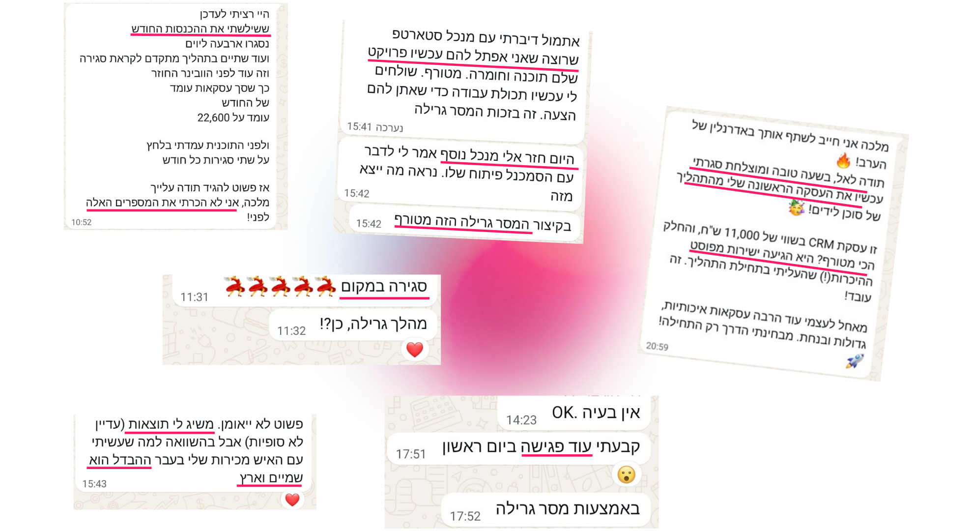 תוצאות סוכנים חכמים — לידים בחינם בוואטסאפ